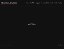 Tablet Screenshot of mikolajnowacki.com